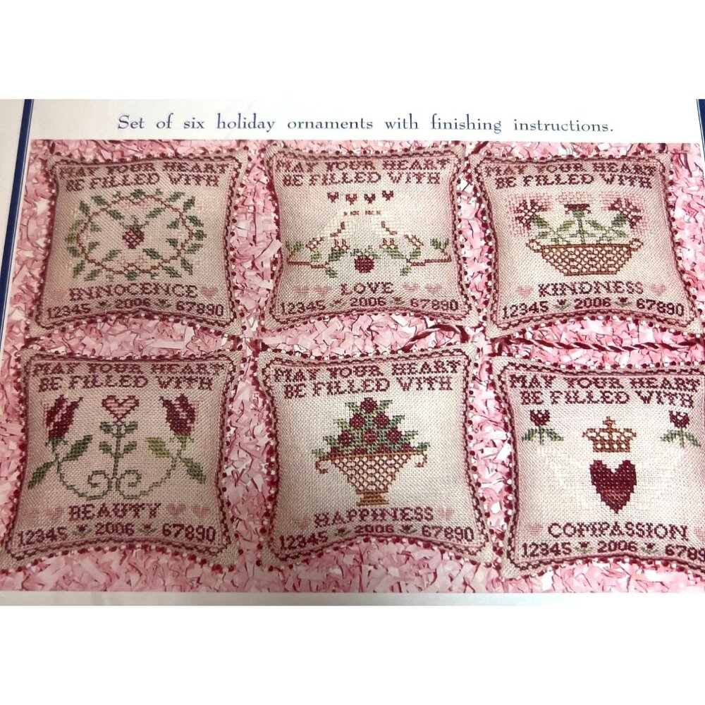 Valentine Wishes Holiday Ornaments Pattern By Blue Ribbon Designs